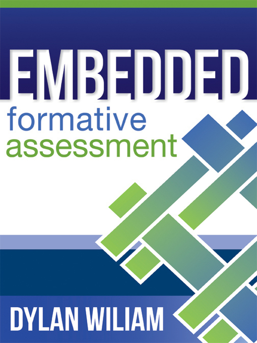Title details for Embedded Formative Assessment by Dylan Wiliam - Available